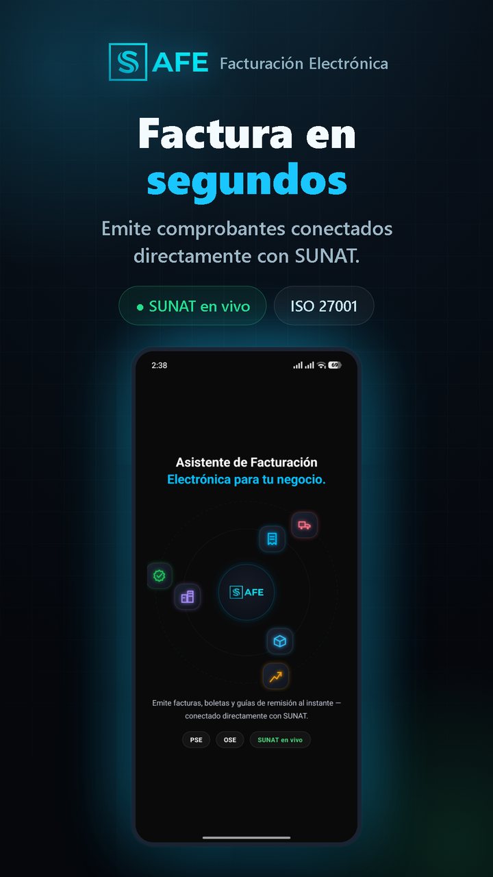 Factura en segundos desde la app de Tecnofactura